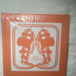 Hermes Orange Decorative Book